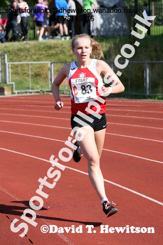 Womens under-17s, Northern Road Relays, Blackpool. Photo: David T. Hewitson/Sports for All Pics
